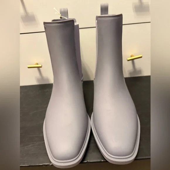 Sam Edelman Waterproof Chelsea Rain Boots – Gray – Women’s 9 BNWT - Picture 7 of 8